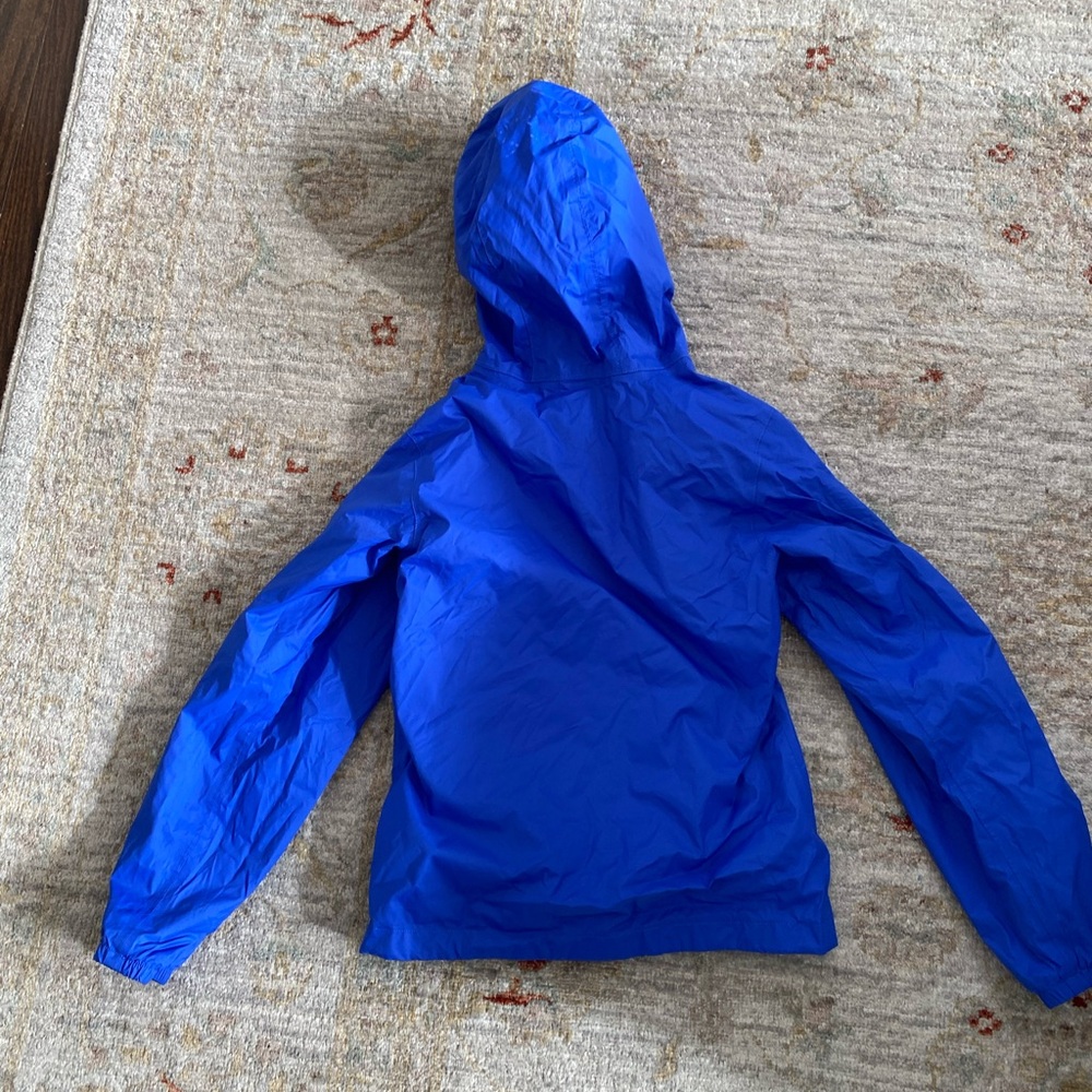 The North Face Girls Blue Hooded Rain Jacket - Picture 2 of 5
